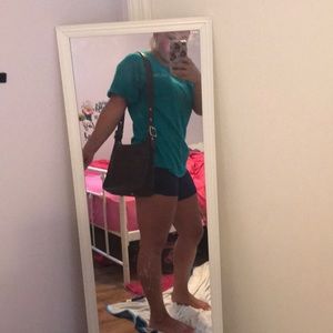 Coach brown side bag- additional photos.